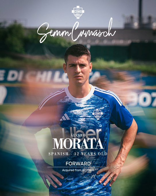 皇马宣布签下尤文图斯前锋莫拉塔，增强锋线实力的简单介绍